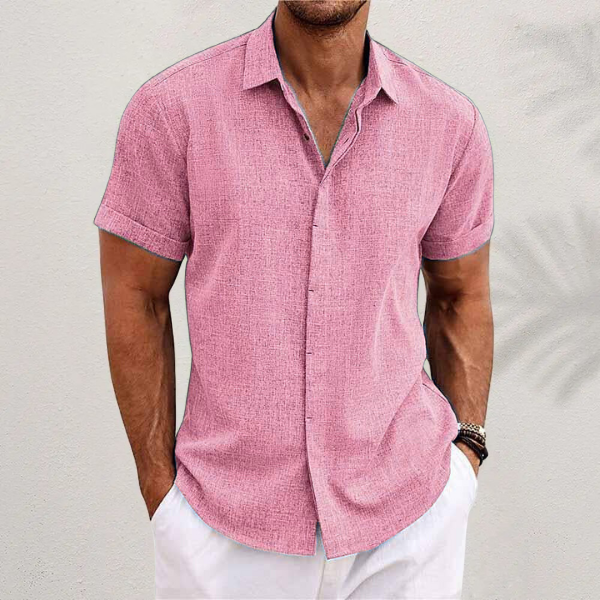 Men's Button Shirt | Classic Collar & Relaxed Fit
