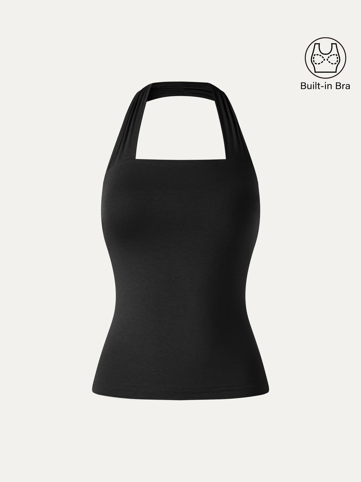 Top Halter da Sera Effetto Fresco