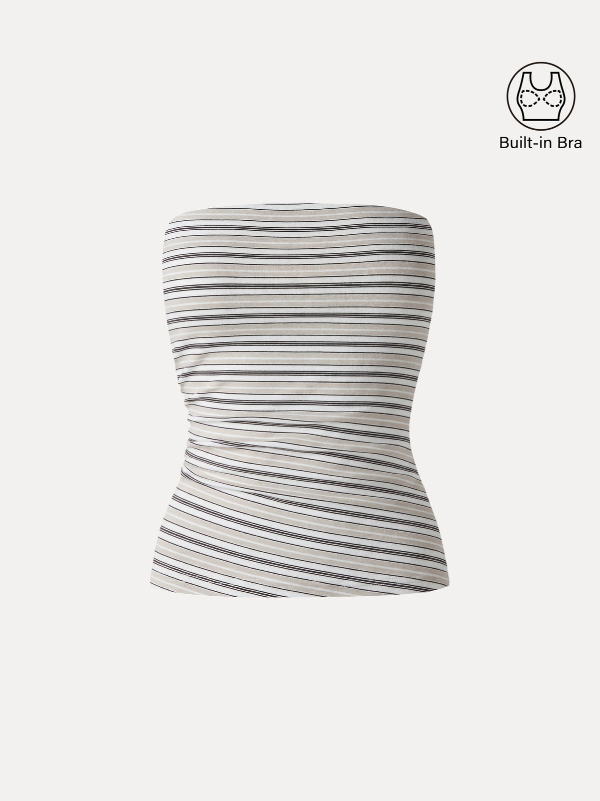 Striped Bra Tube Top
