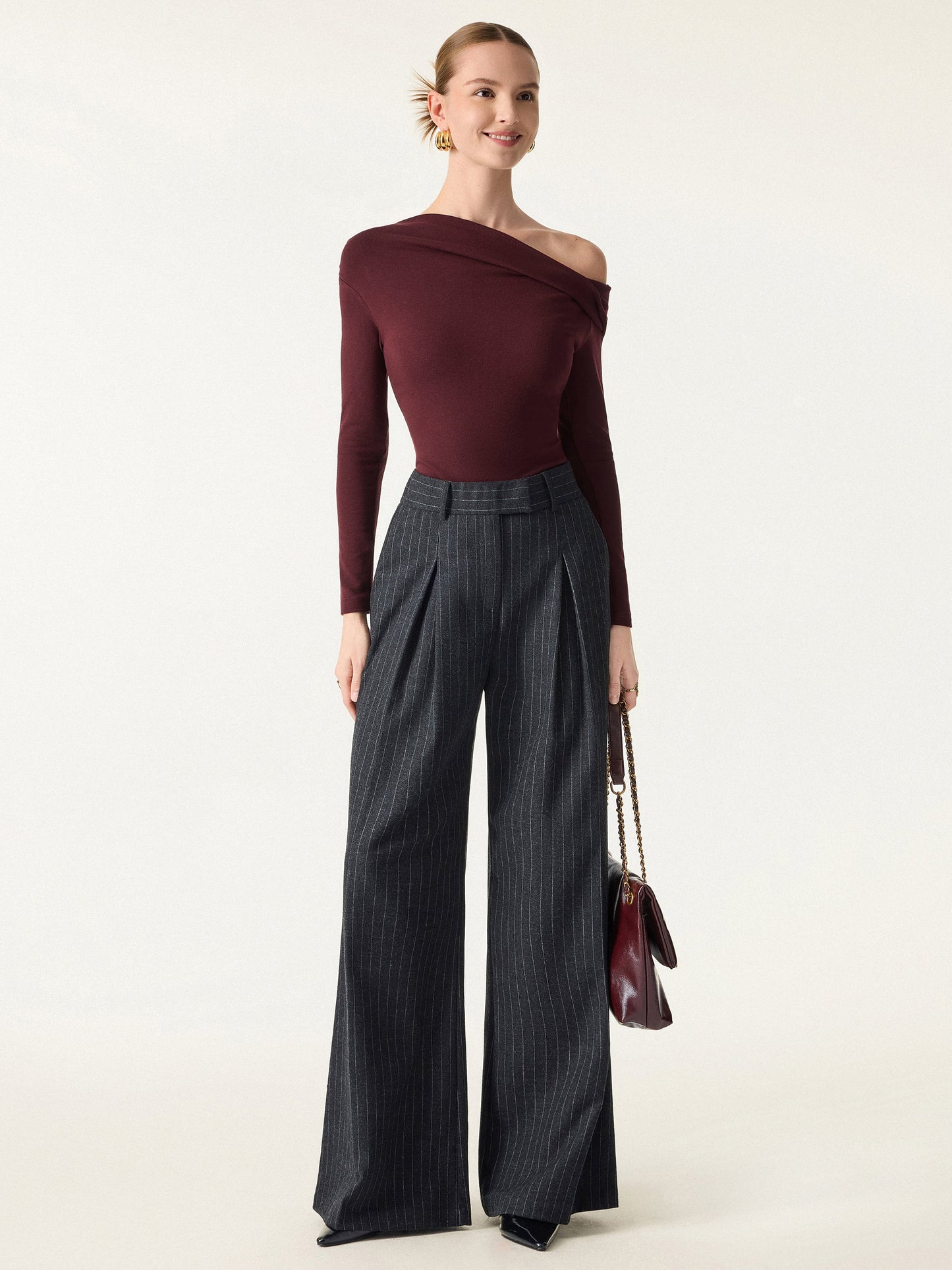 Top Multi-Look a Collo Versatile e Manica Lunga