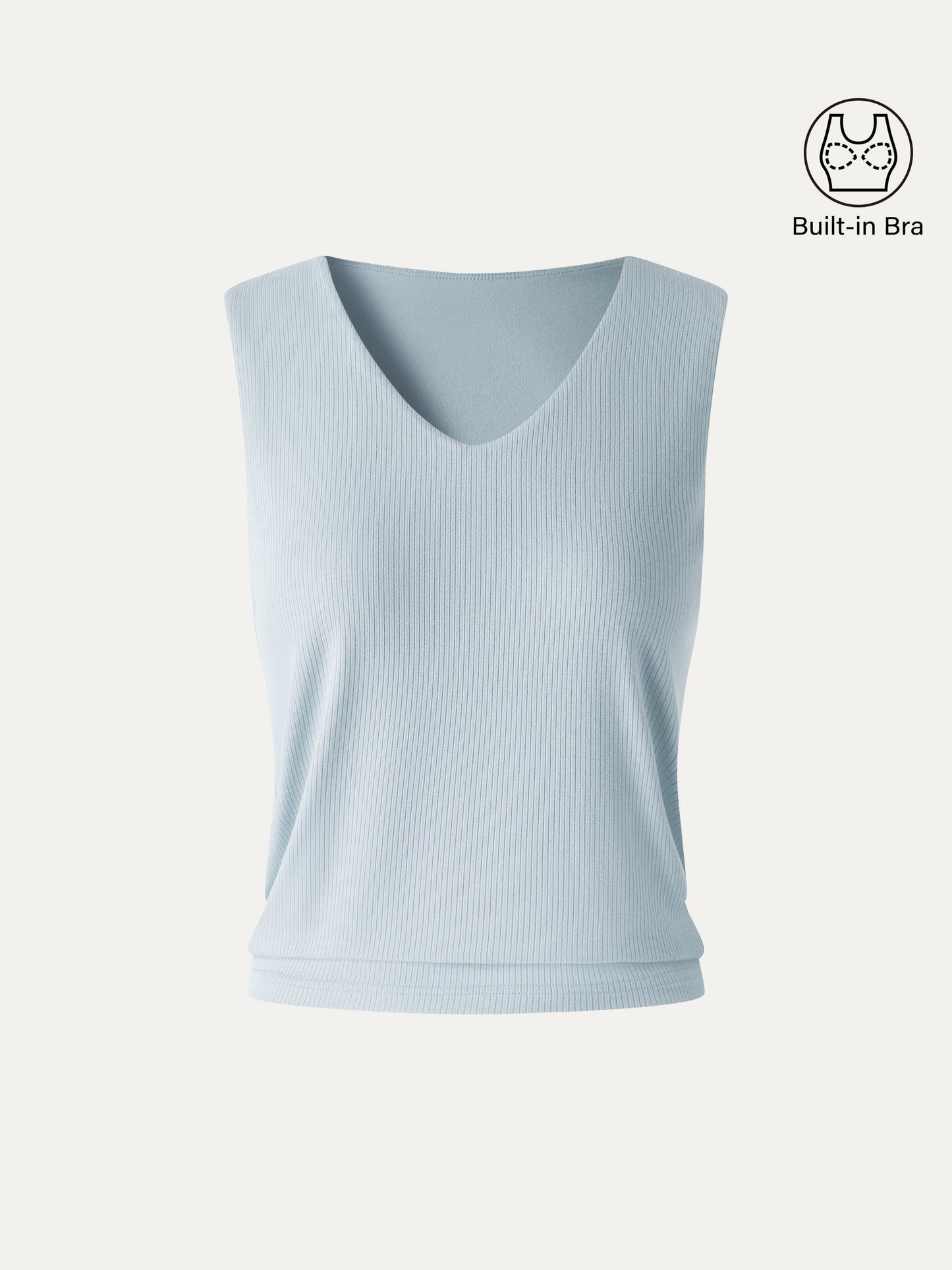 CoolTouch Ease V-Neck Wide Shoulder Bra Tank