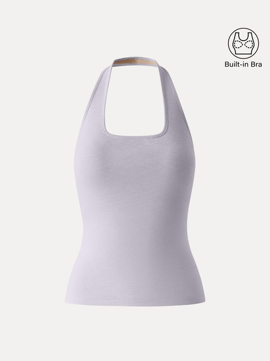Square Halter Neck Bra Tank
