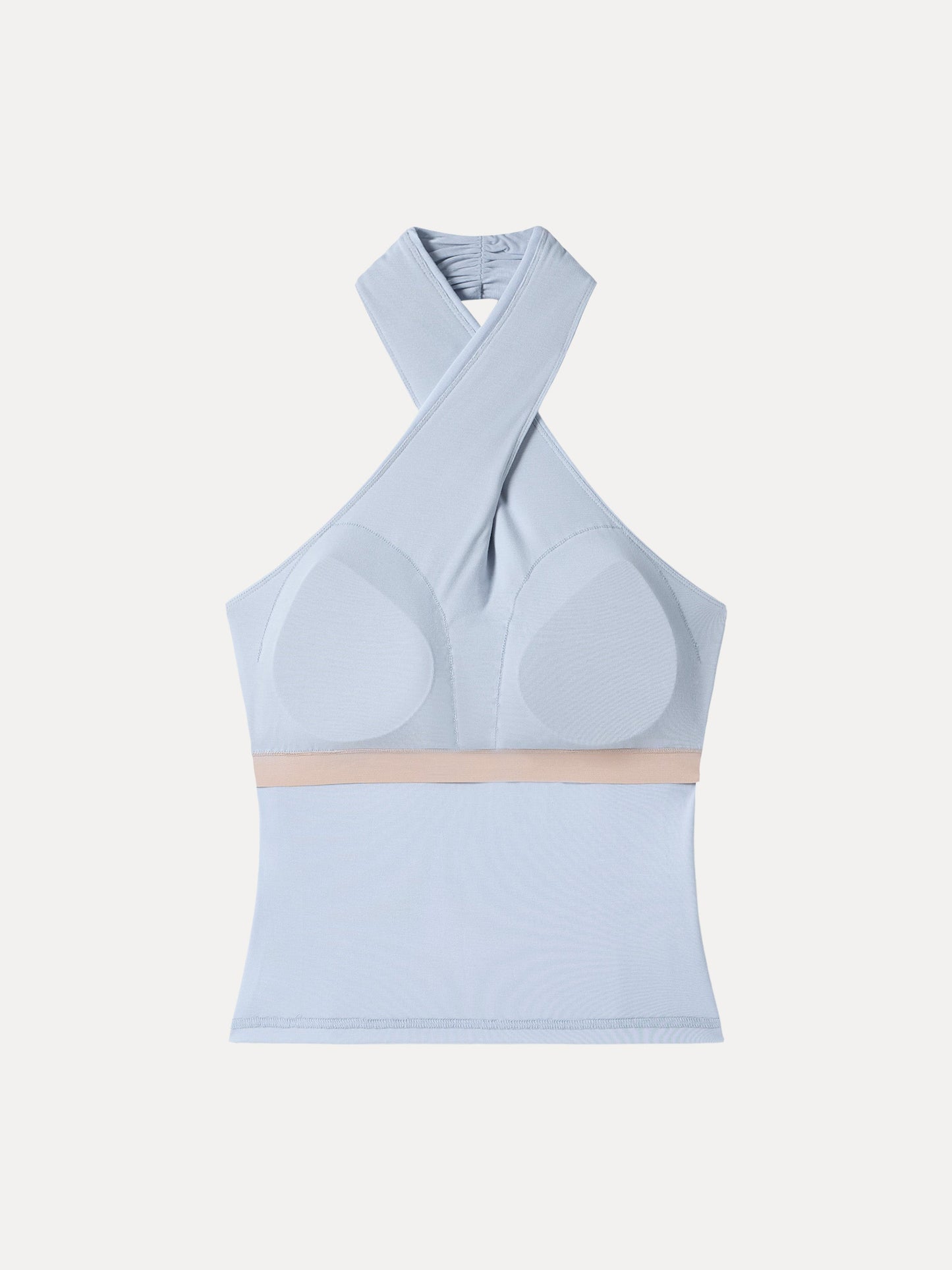 Criss Cross Halter Neck Going-Out Bra Top