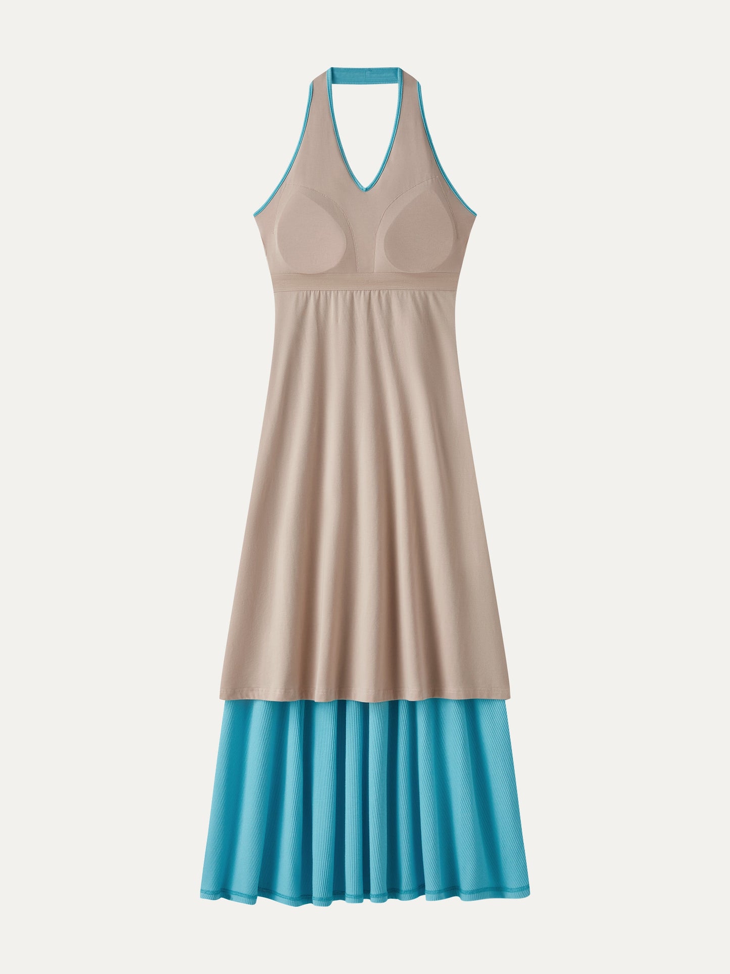 Abito Midi Halter a Trapezio