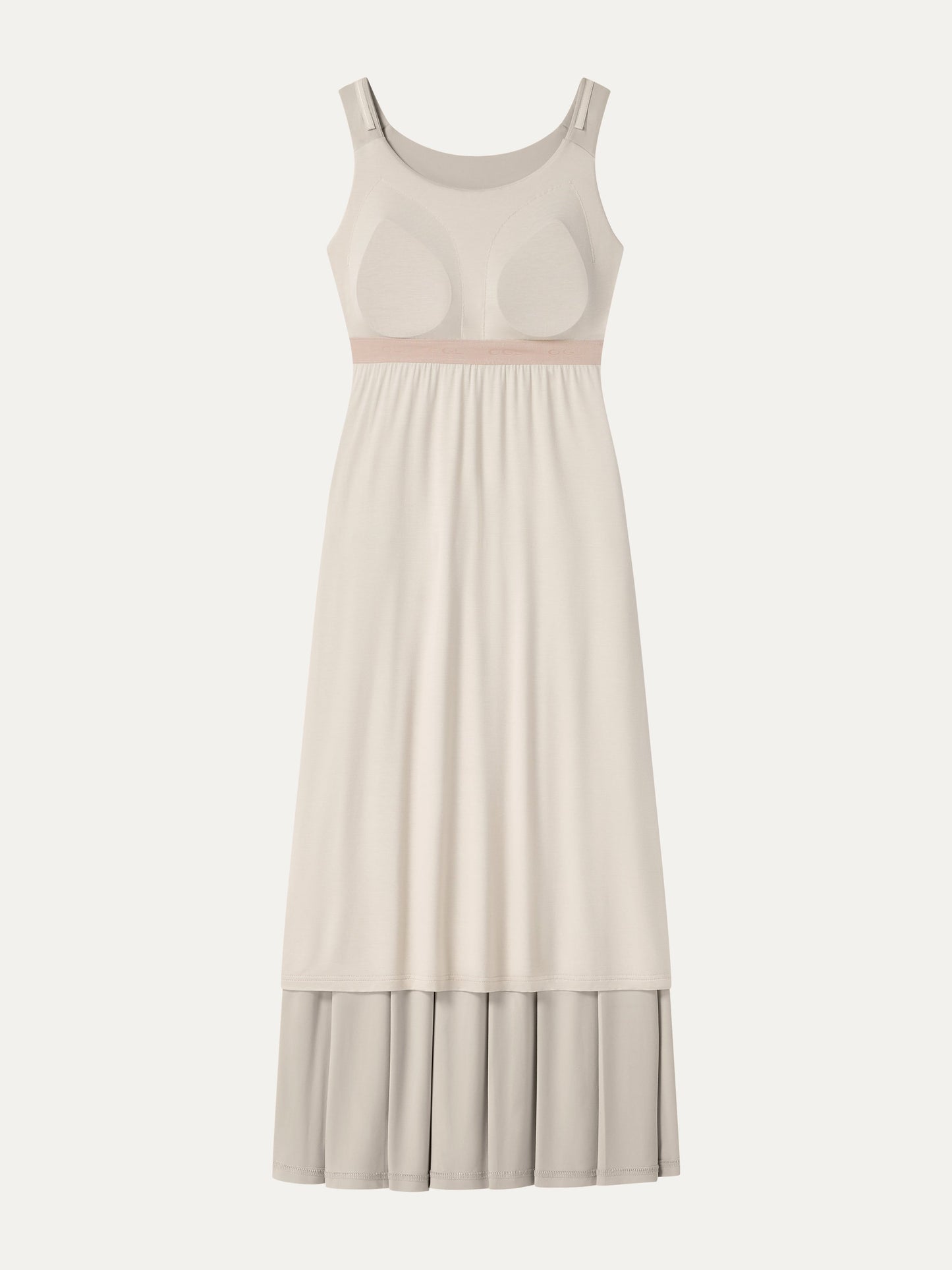 CoolTouch Multi-Wear Pleated Midi Bra Dress