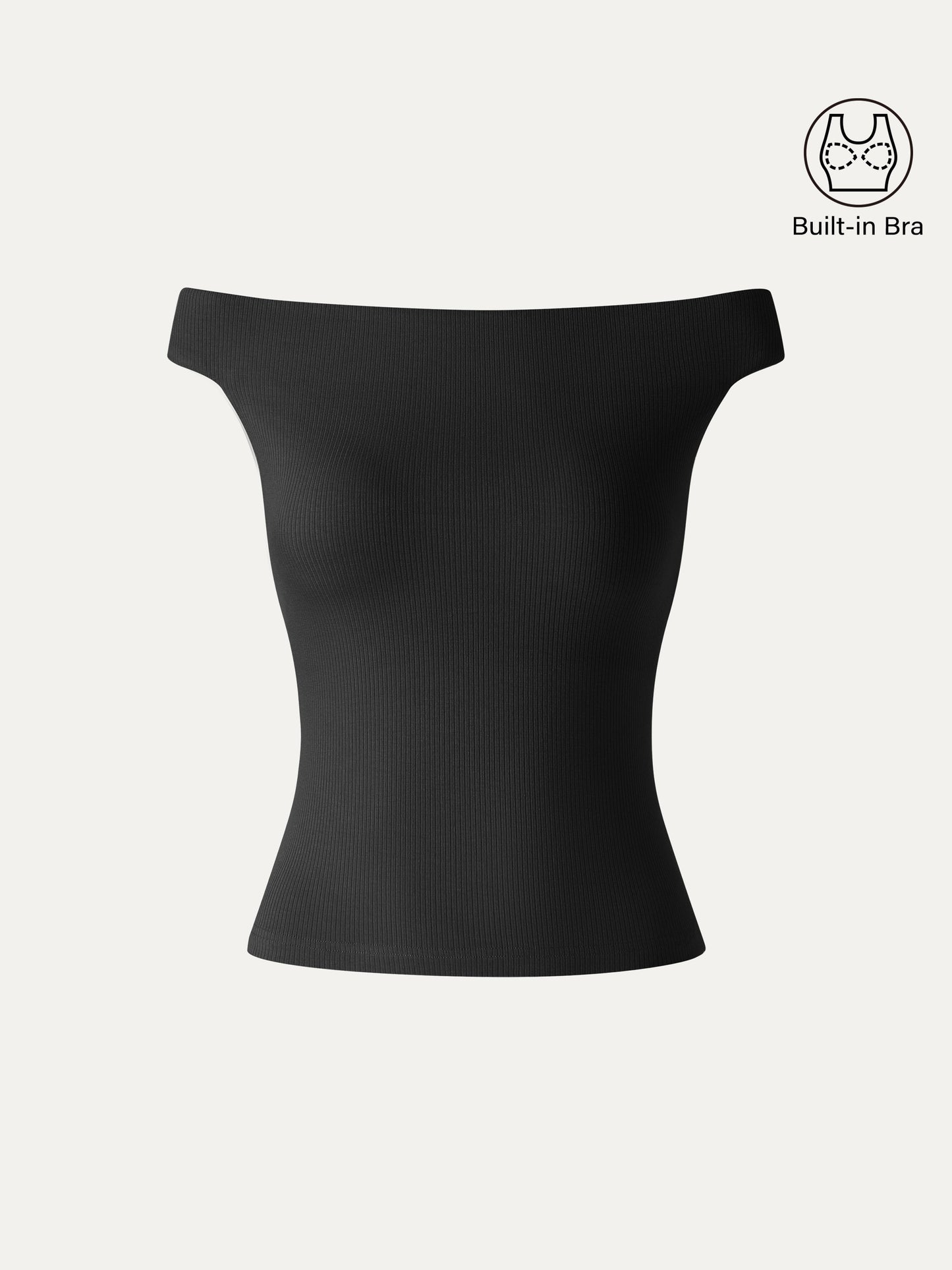 CoolTouch Off-the-Shoulder Contour Bra Top