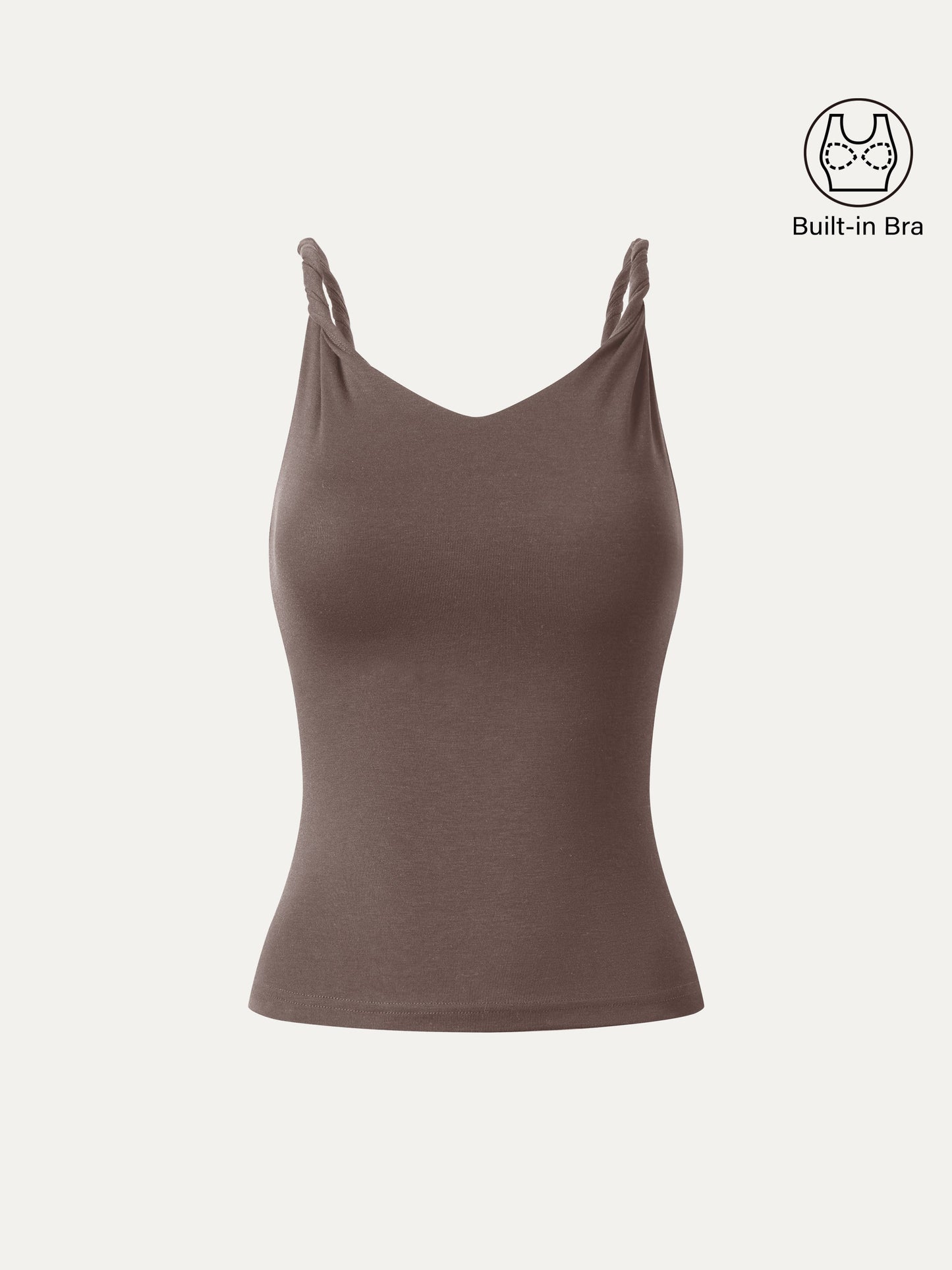 CoolTouch Twisted Strap V-Neck Bra Tank