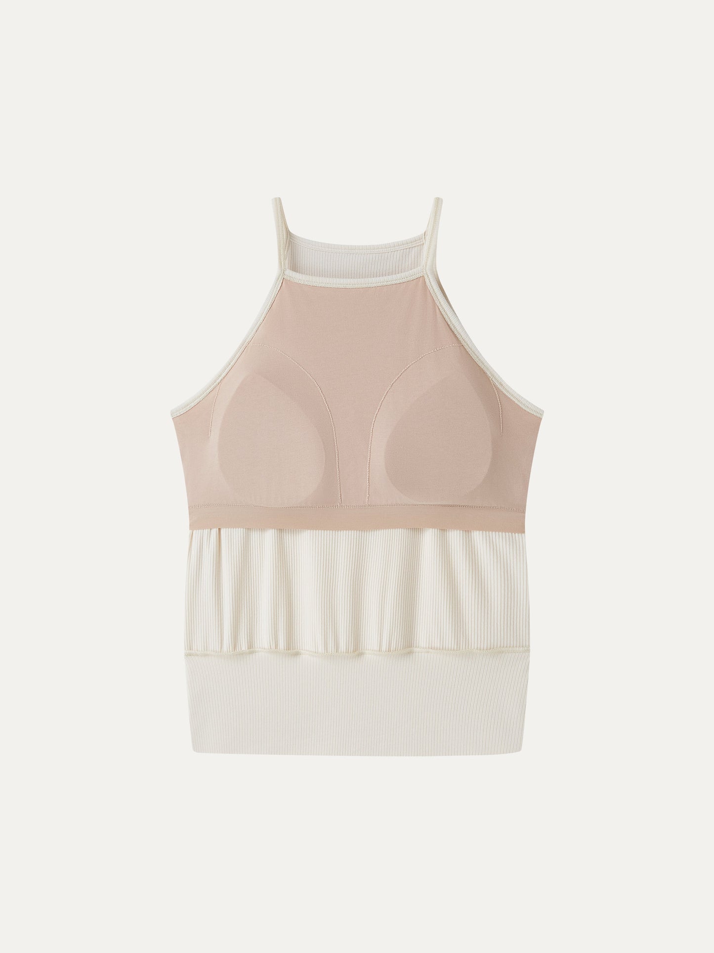 CoolTouch High Square Neck Banded Hem Bra Top