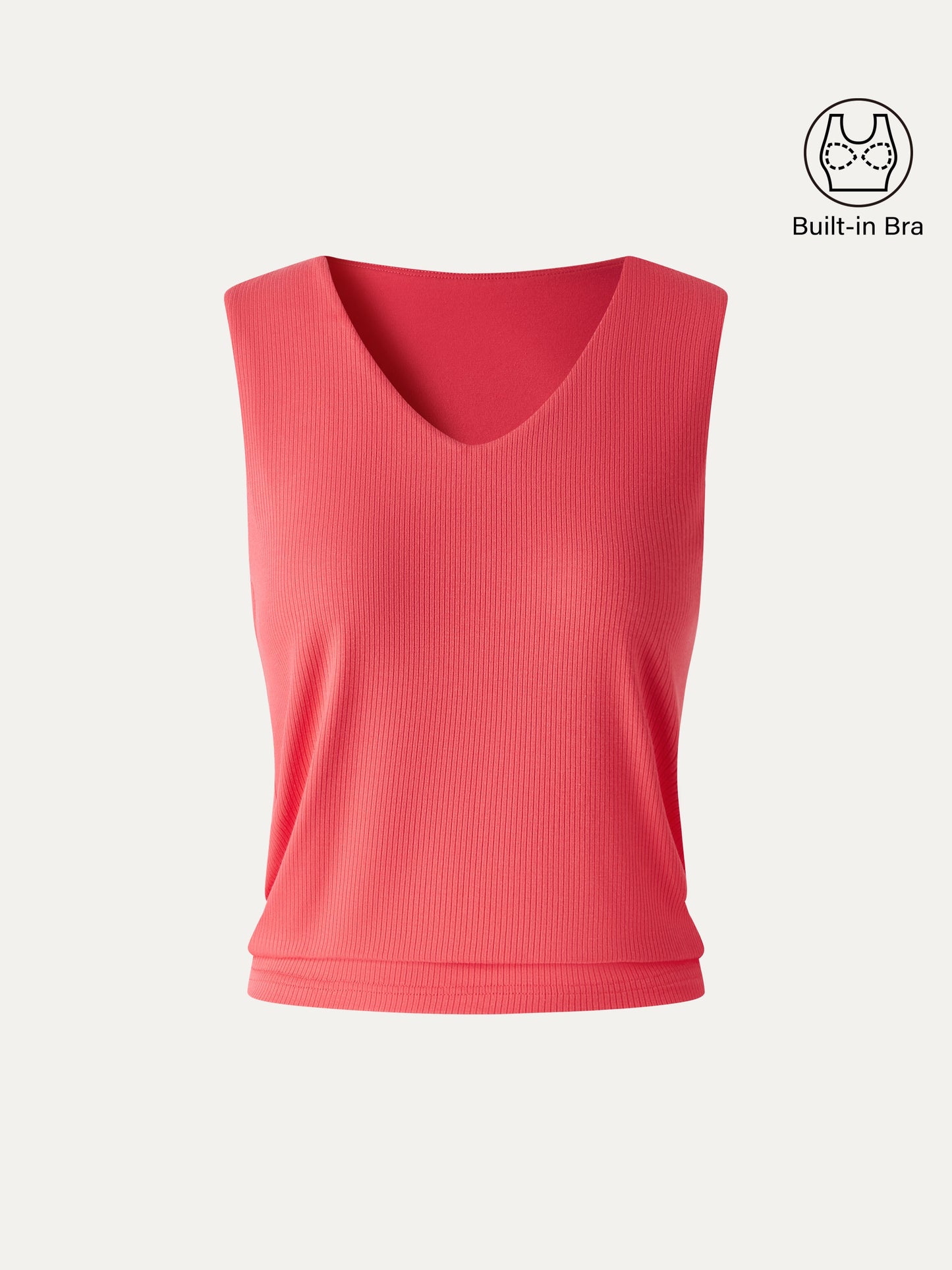 CoolTouch Ease V-Neck Wide Shoulder Bra Tank