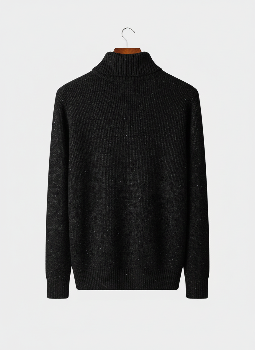 Men's Half Zip Cable Knit Sweater for Year-Round Style