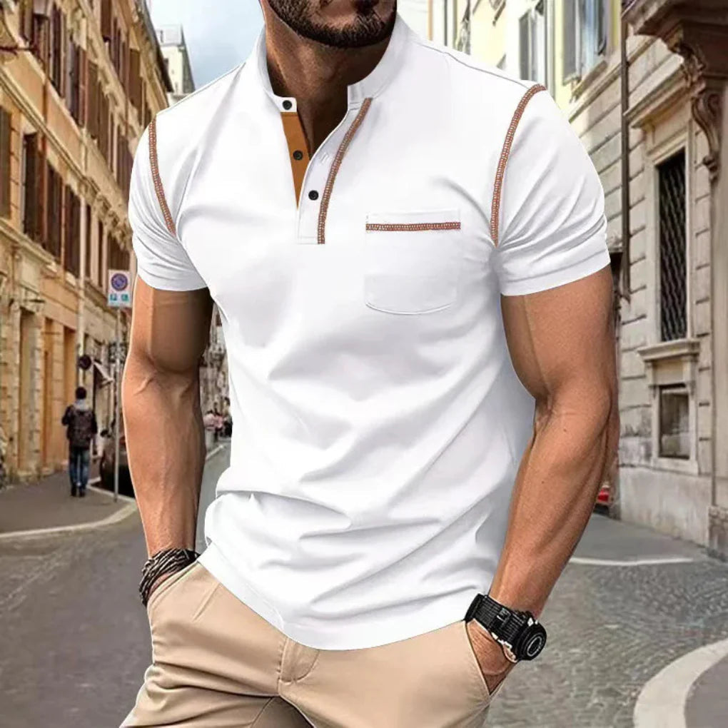Men's Polo Shirt | Contrast Trim & Smart Casual Fit