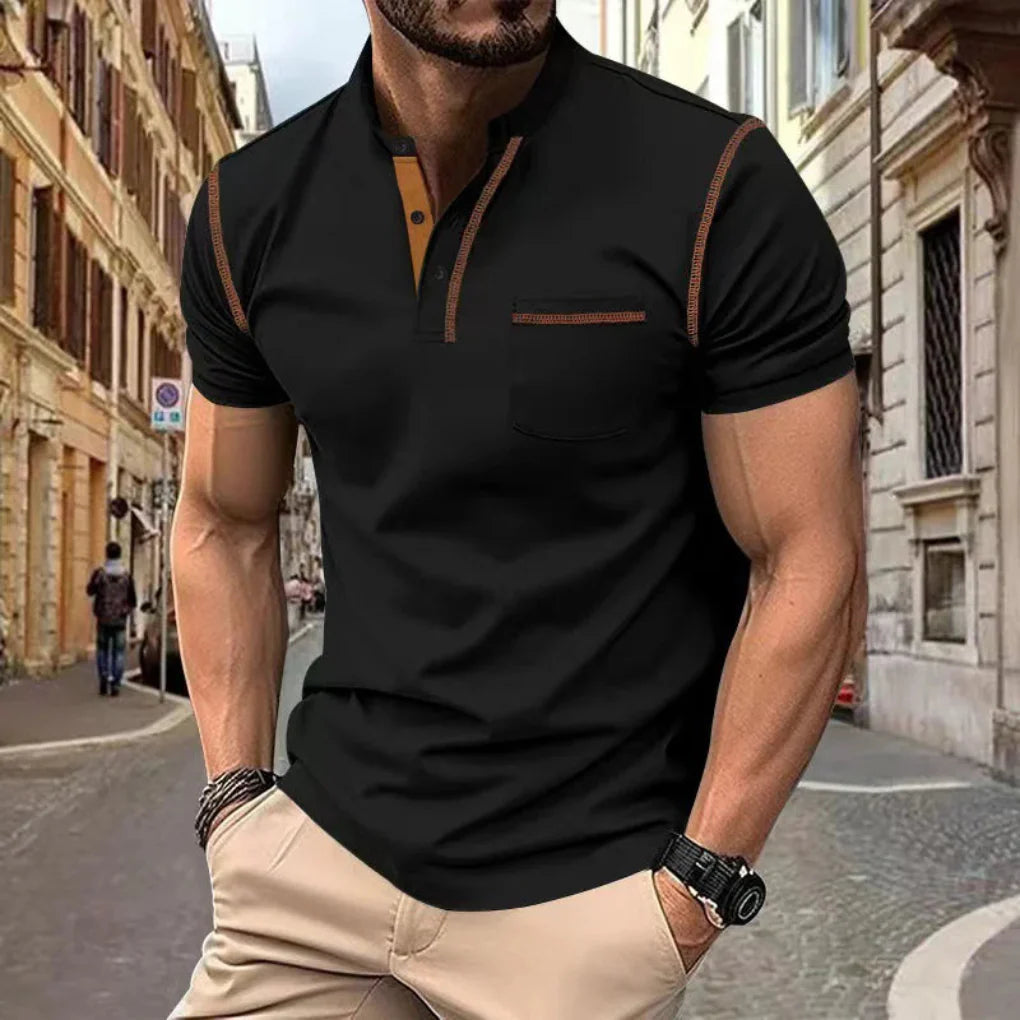 Men's Polo Shirt | Contrast Trim & Smart Casual Fit