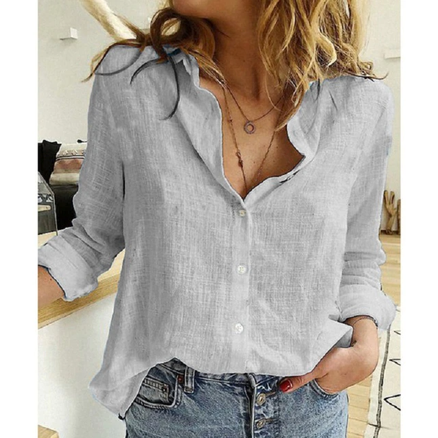 Women's Blouse | Relaxed Point Collar Fit