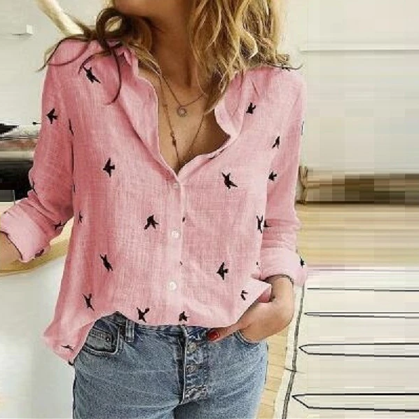 Women's Blouse | Relaxed Point Collar Fit