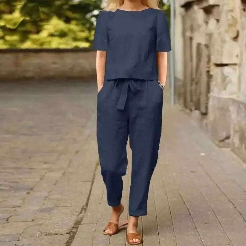 Women's Two Piece Summer Set | Relaxed Fit Co-ord