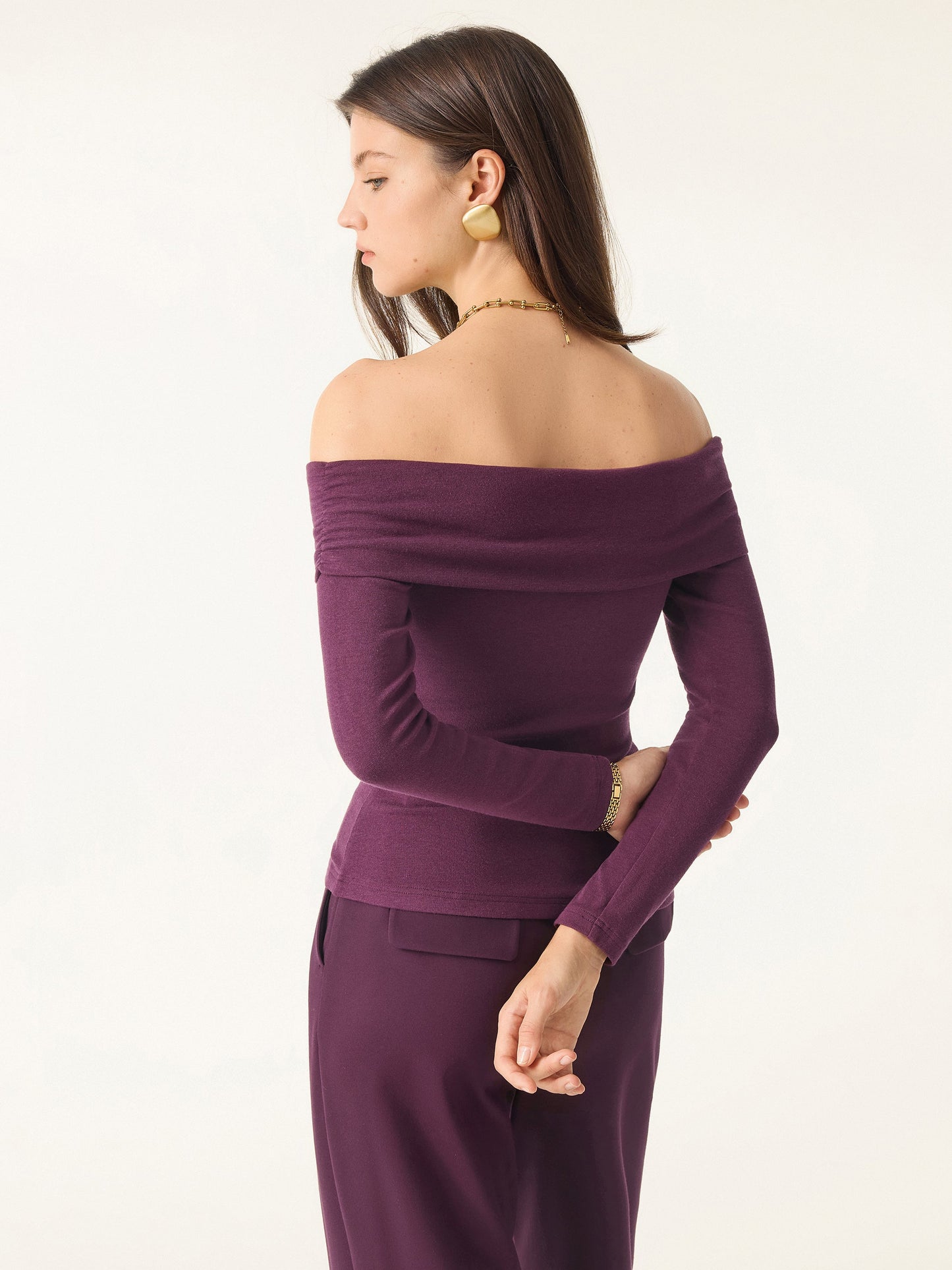 Top a Spalle Scoperte con Incrocio Leggero
