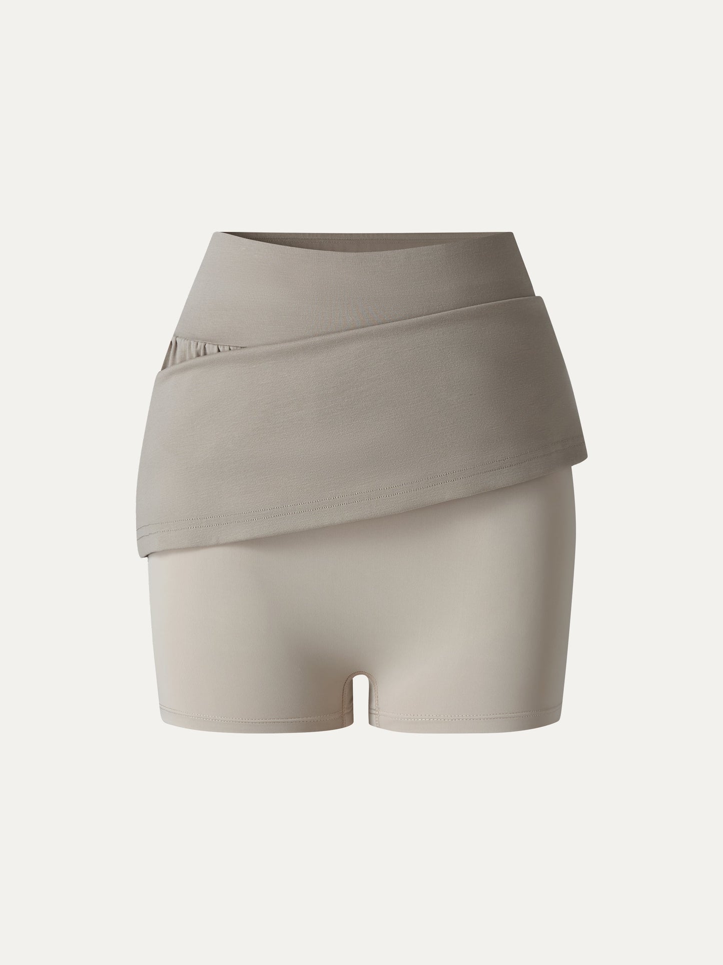 Gonna Pantalone a Trapezio con Arricciature