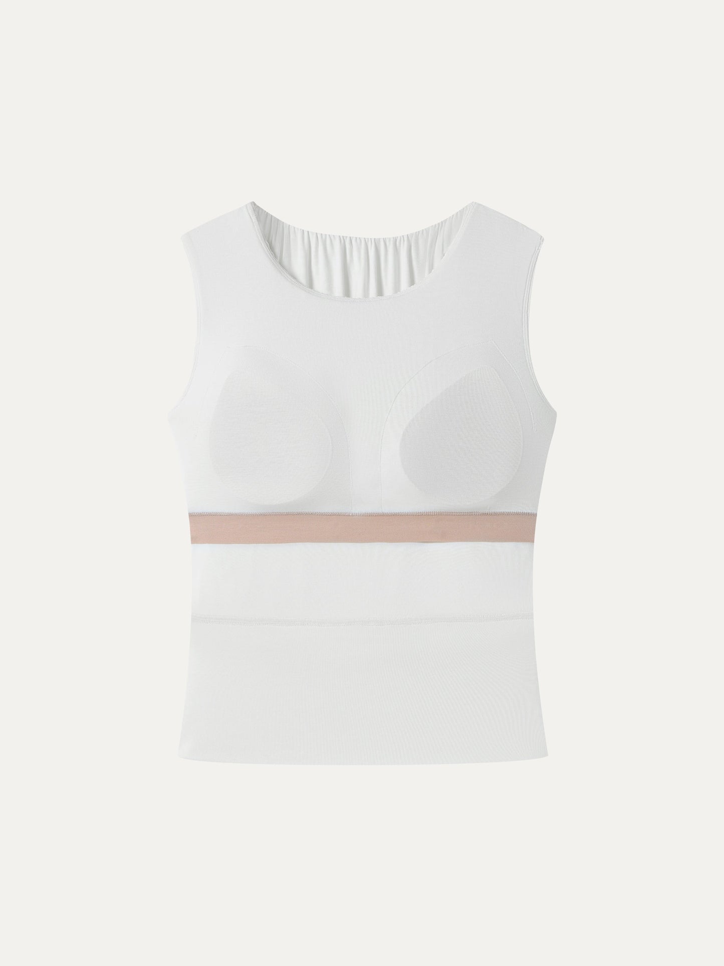 Gathered Sleeveless Bra Top