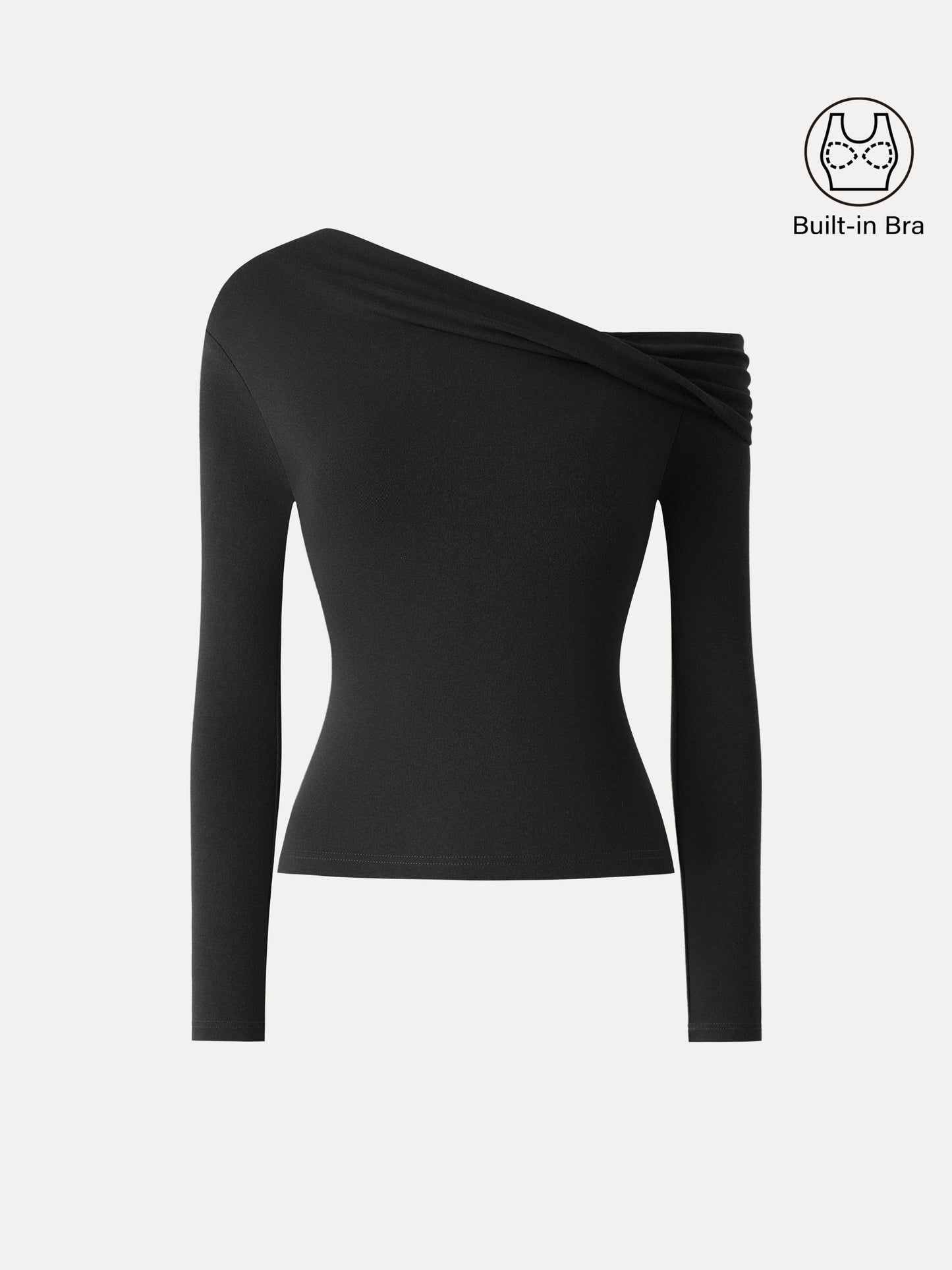 Top Multi-Look a Collo Versatile e Manica Lunga
