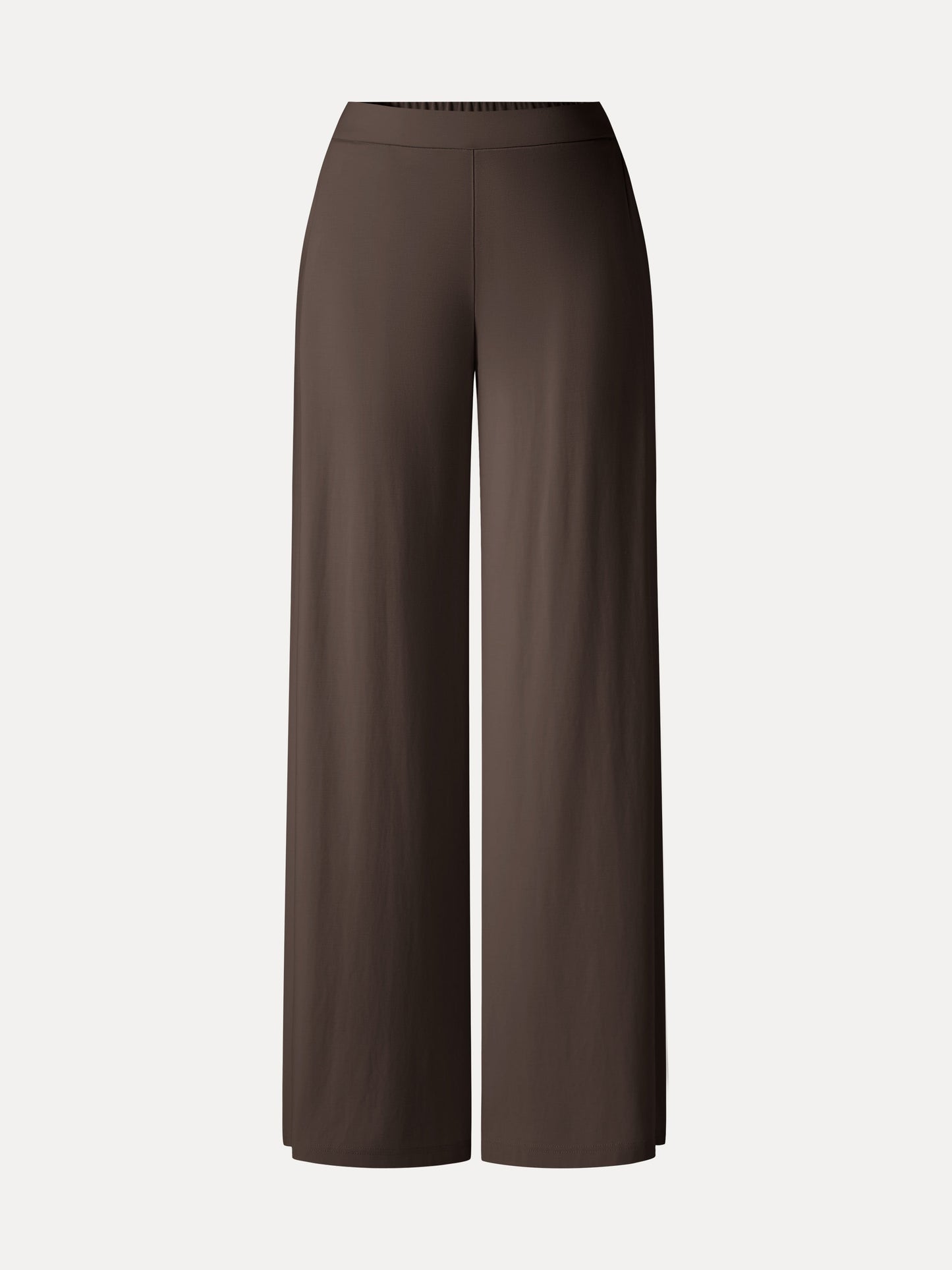 CoolTouch Ponte Mid Rise Wide Leg Pants with Pockets