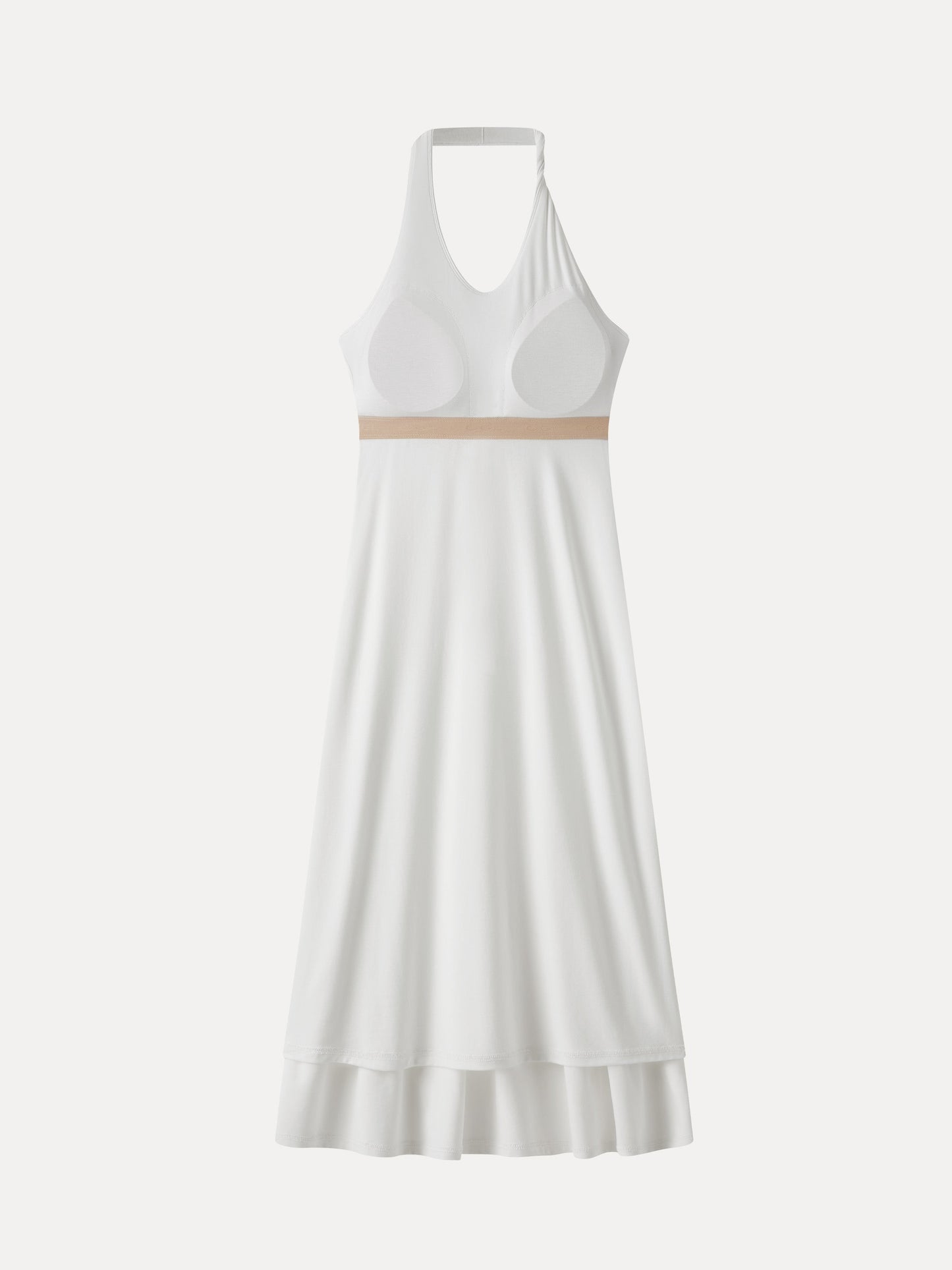 Ponte Halter Neck Open Back Bra Dress
