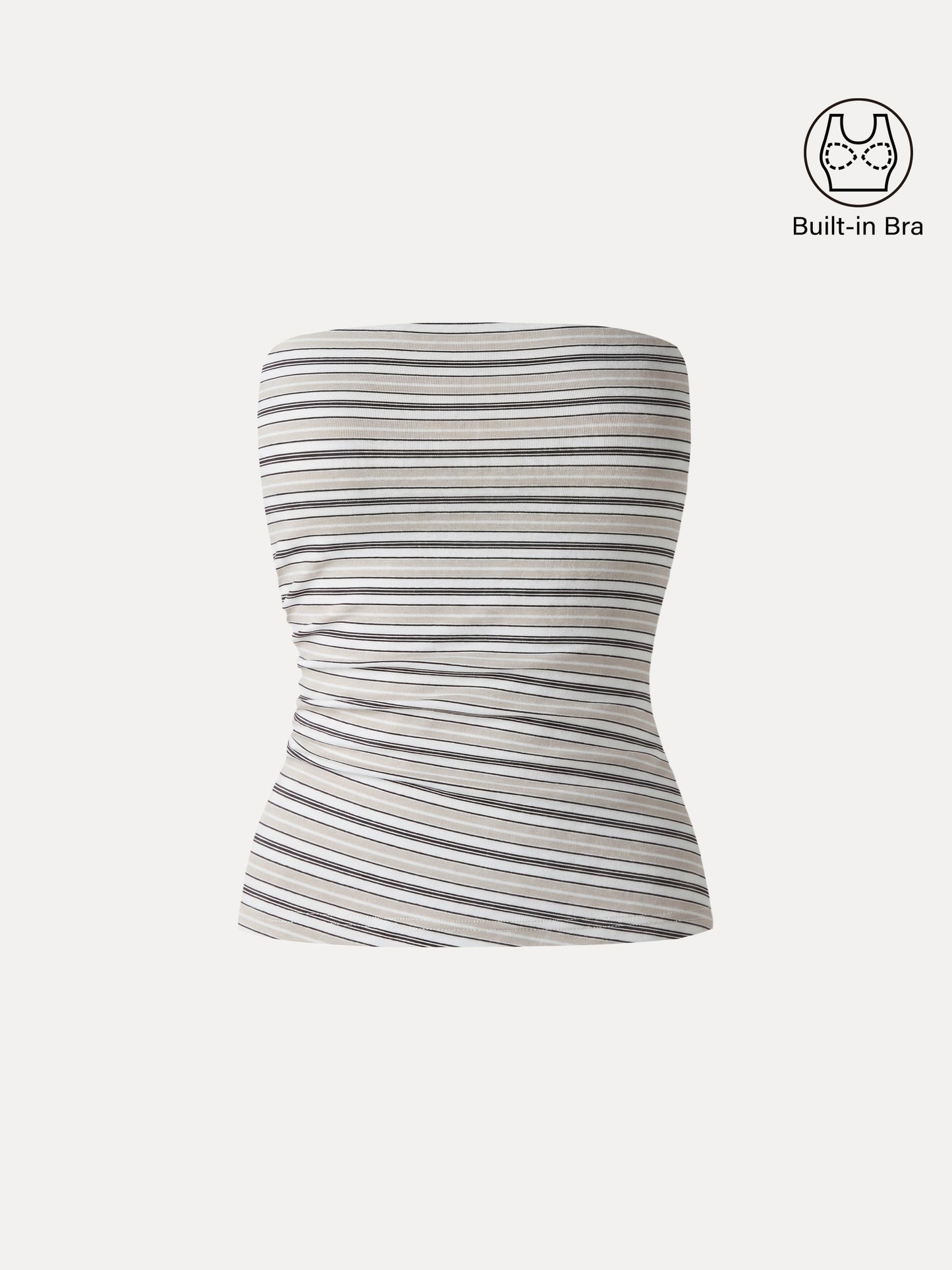 Striped Bra Tube Top