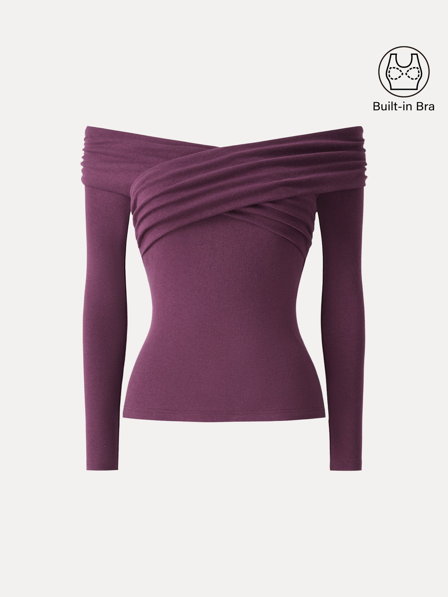Top a Spalle Scoperte con Incrocio Leggero