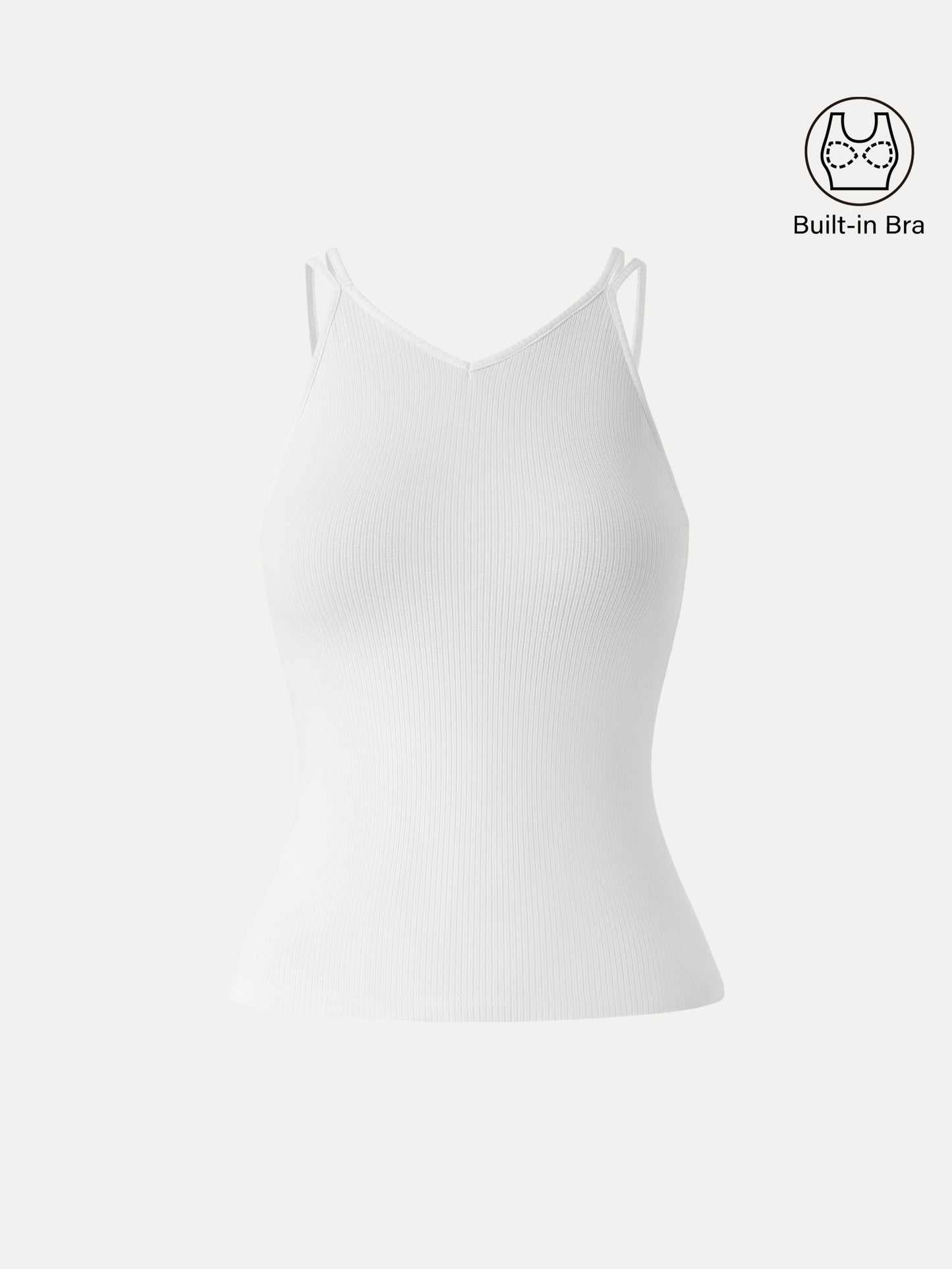 CoolTouch V-Neck Spaghetti Bra Tank